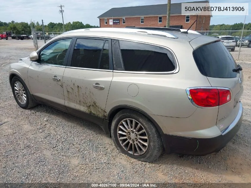 2011 Buick Enclave 1Xl VIN: 5GAKVBED7BJ413906 Lot: 40267100