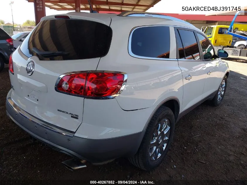 5GAKRCED4BJ391745 2011 Buick Enclave Cxl