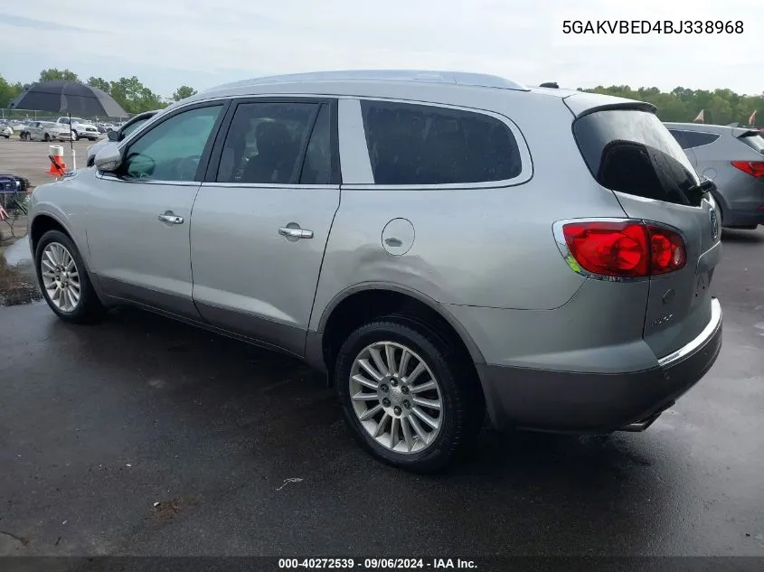 2011 Buick Enclave 1Xl VIN: 5GAKVBED4BJ338968 Lot: 40272539