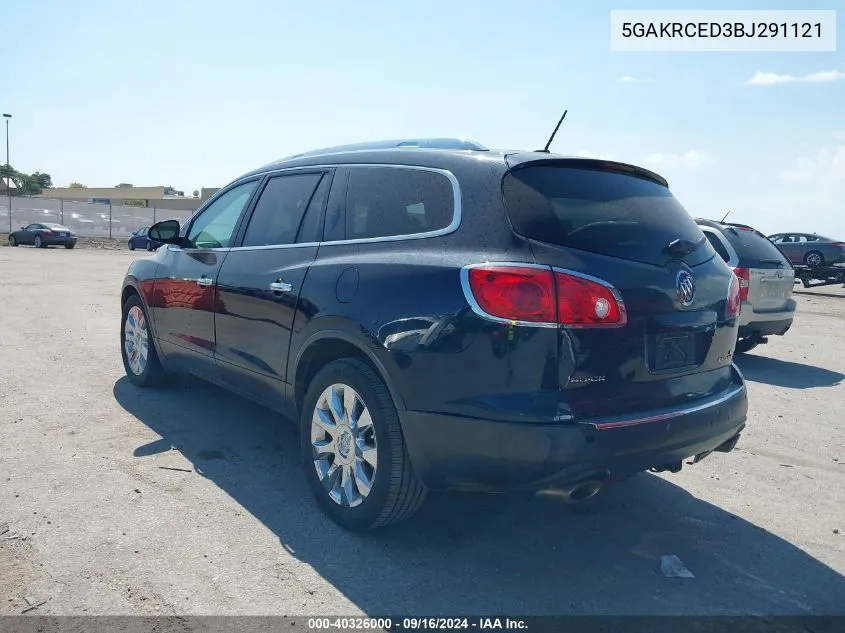 2011 Buick Enclave 2Xl VIN: 5GAKRCED3BJ291121 Lot: 40326000