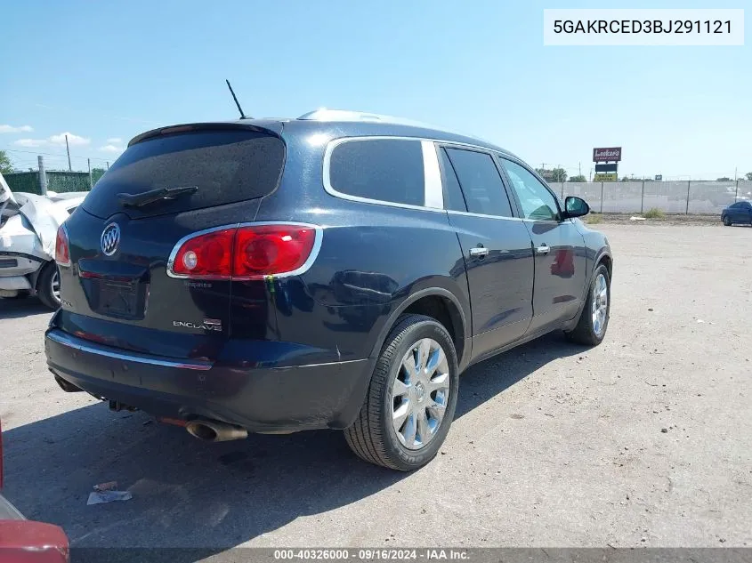 2011 Buick Enclave 2Xl VIN: 5GAKRCED3BJ291121 Lot: 40326000