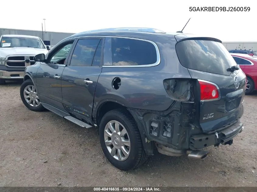 5GAKRBED9BJ260059 2011 Buick Enclave 1Xl