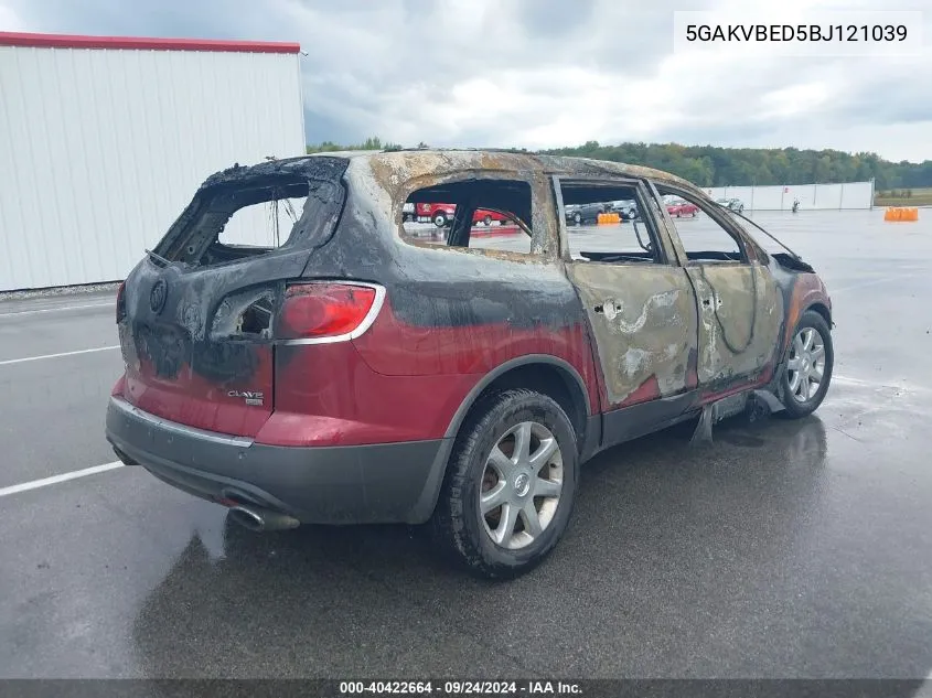 2011 Buick Enclave 1Xl VIN: 5GAKVBED5BJ121039 Lot: 40422664