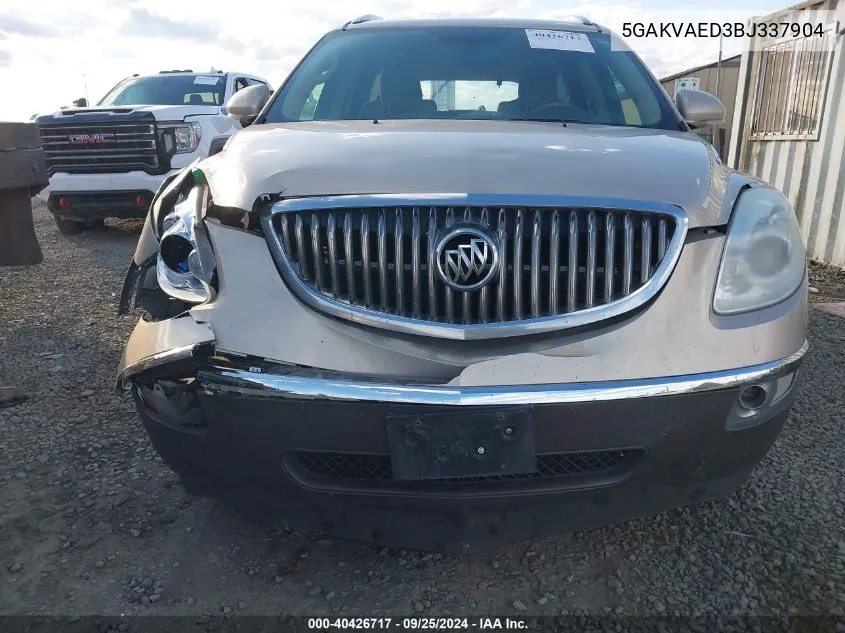 5GAKVAED3BJ337904 2011 Buick Enclave Cx