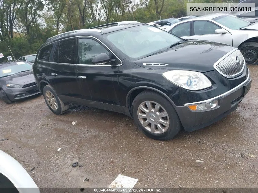 5GAKRBED7BJ306018 2011 Buick Enclave 1Xl