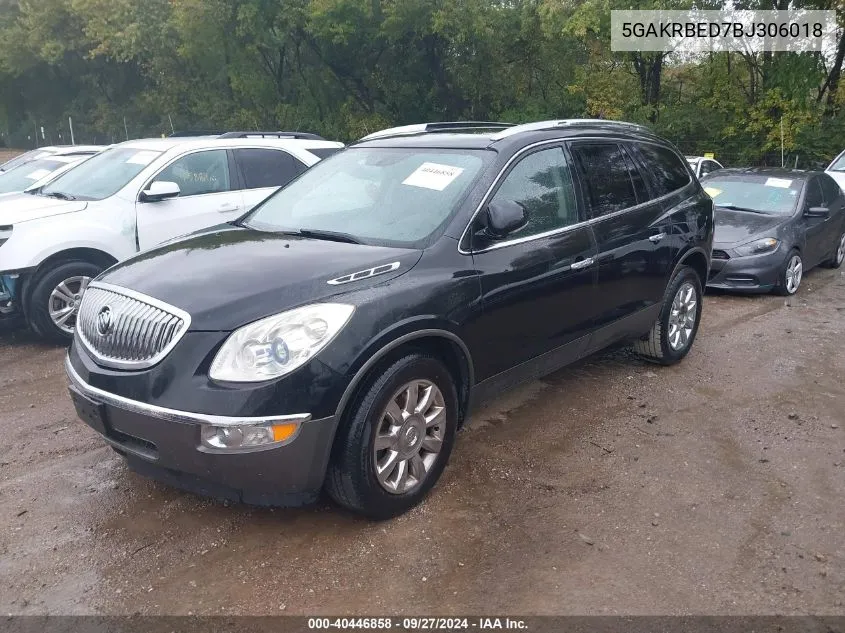 5GAKRBED7BJ306018 2011 Buick Enclave 1Xl