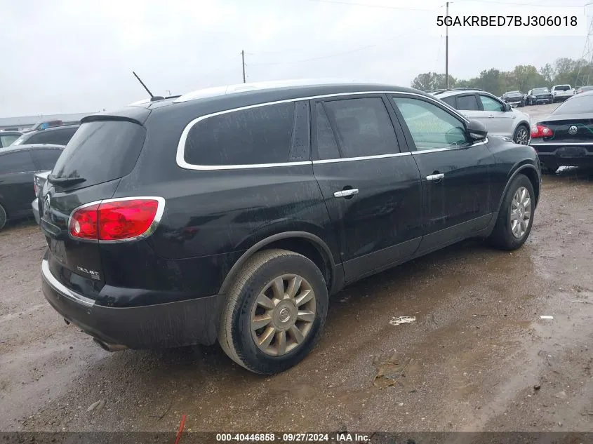 2011 Buick Enclave 1Xl VIN: 5GAKRBED7BJ306018 Lot: 40446858