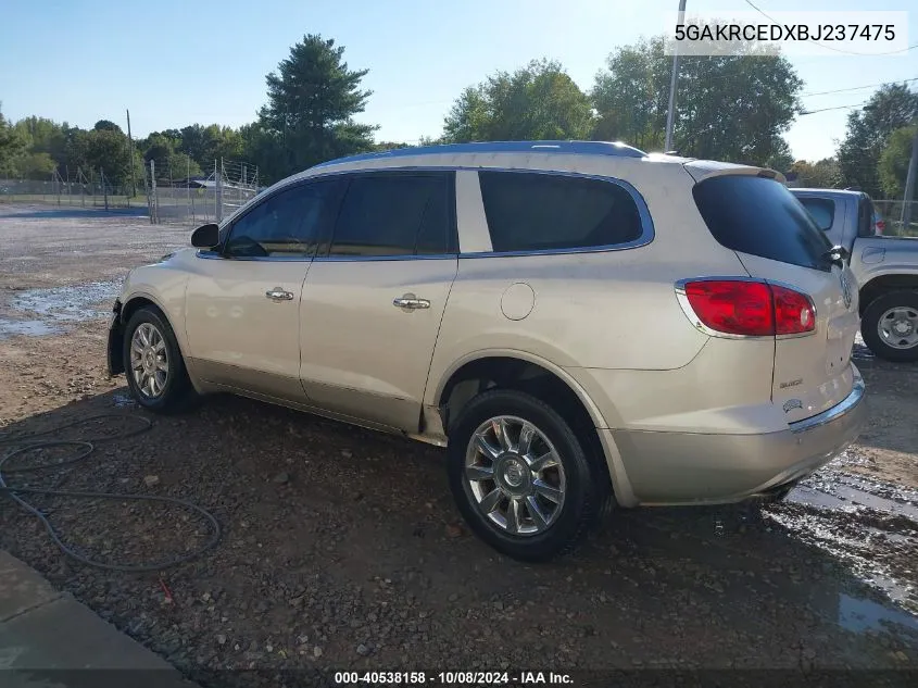 2011 Buick Enclave 2Xl VIN: 5GAKRCEDXBJ237475 Lot: 40538158