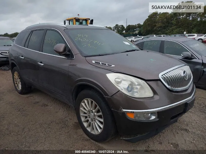 2011 Buick Enclave Cx VIN: 5GAKVAED6BJ101134 Lot: 40540340