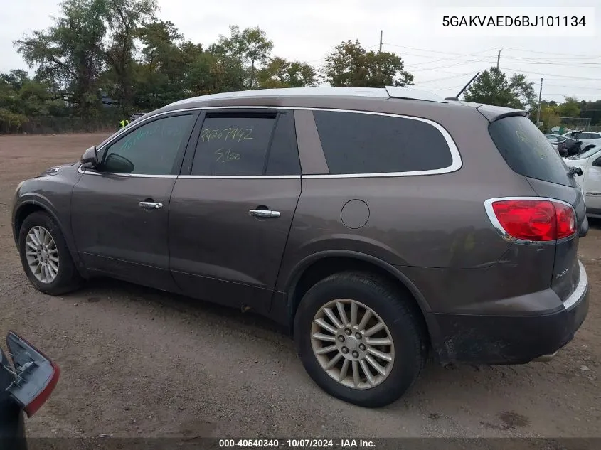 2011 Buick Enclave Cx VIN: 5GAKVAED6BJ101134 Lot: 40540340