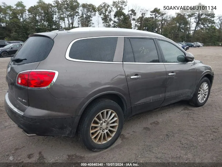 2011 Buick Enclave Cx VIN: 5GAKVAED6BJ101134 Lot: 40540340