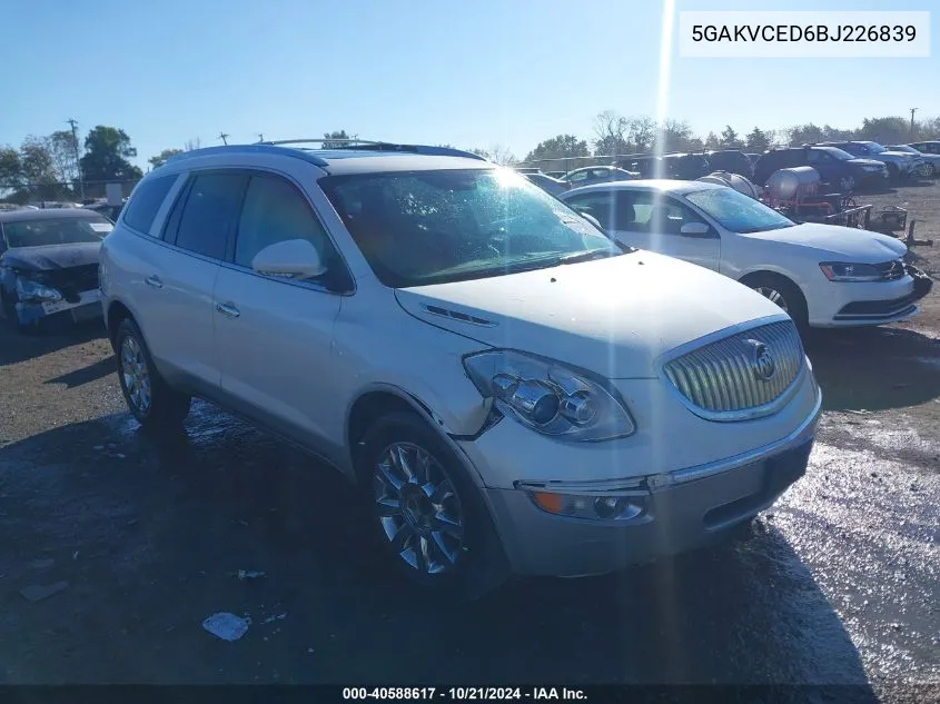 2011 Buick Enclave 2Xl VIN: 5GAKVCED6BJ226839 Lot: 40588617