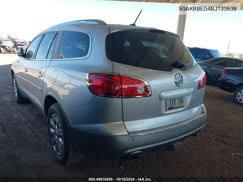 2011 Buick Enclave 1Xl VIN: 5GAKRBED4BJ133638 Lot: 40616555