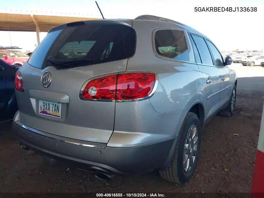 2011 Buick Enclave 1Xl VIN: 5GAKRBED4BJ133638 Lot: 40616555