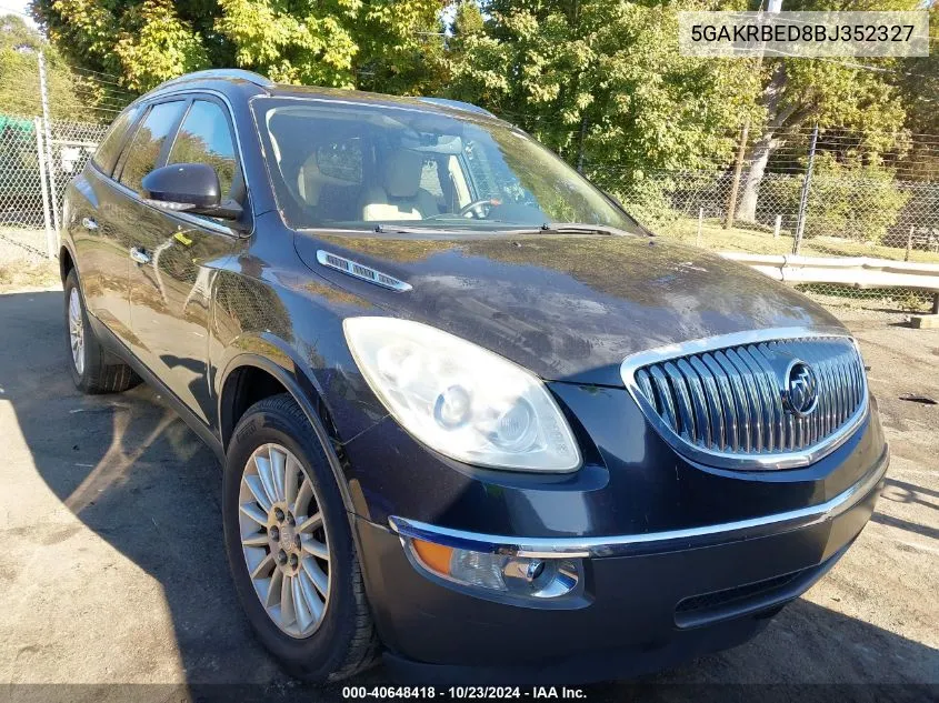 2011 Buick Enclave 1Xl VIN: 5GAKRBED8BJ352327 Lot: 40648418