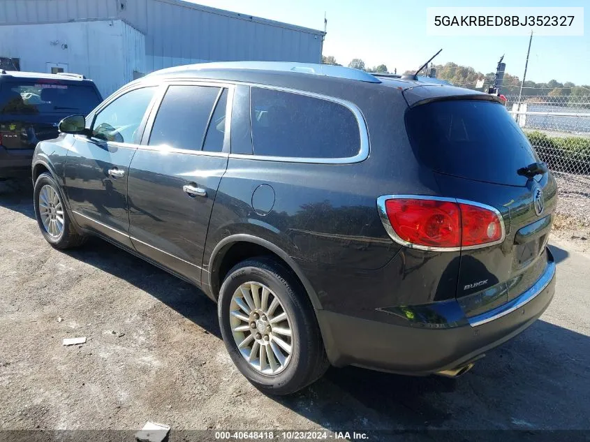 2011 Buick Enclave 1Xl VIN: 5GAKRBED8BJ352327 Lot: 40648418