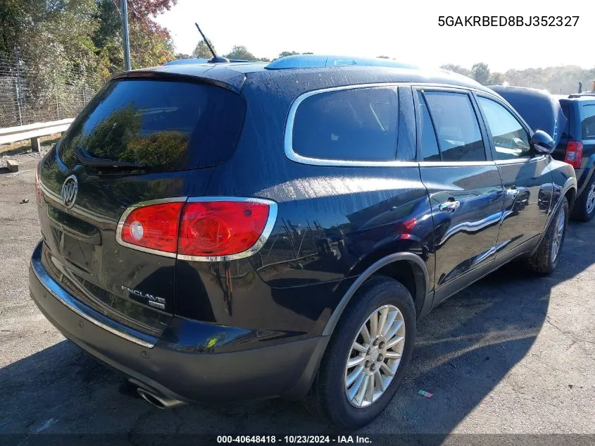 2011 Buick Enclave 1Xl VIN: 5GAKRBED8BJ352327 Lot: 40648418