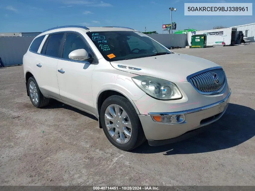 2011 Buick Enclave 2Xl VIN: 5GAKRCED9BJ338961 Lot: 40714451