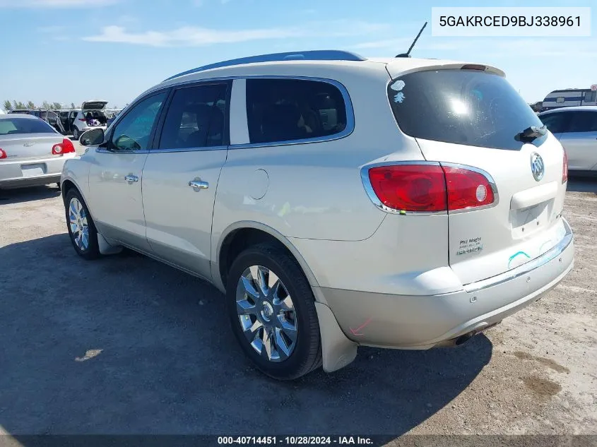 2011 Buick Enclave 2Xl VIN: 5GAKRCED9BJ338961 Lot: 40714451