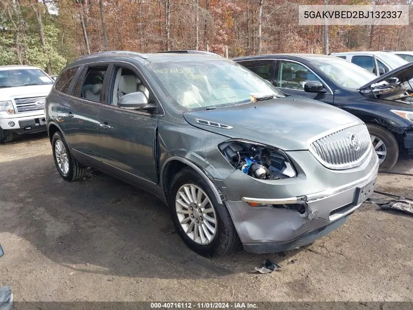 2011 Buick Enclave 1Xl VIN: 5GAKVBED2BJ132337 Lot: 40716112