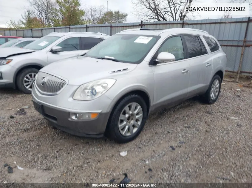 2011 Buick Enclave 1Xl VIN: 5GAKVBED7BJ328502 Lot: 40902422