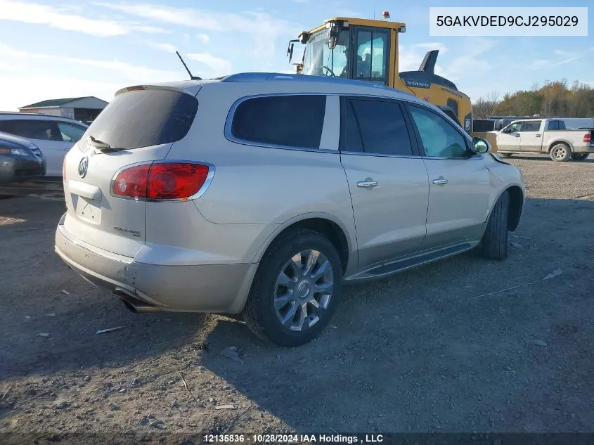 2012 Buick Enclave VIN: 5GAKVDED9CJ295029 Lot: 12135836