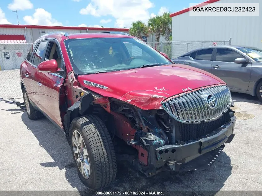 2012 Buick Enclave Leather VIN: 5GAKRCED8CJ232423 Lot: 39691172