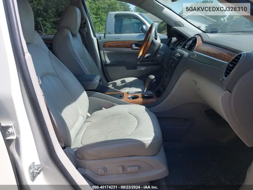 5GAKVCEDXCJ328310 2012 Buick Enclave Leather