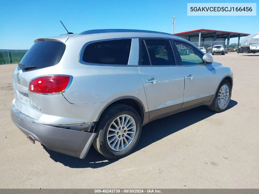 5GAKVCED5CJ166456 2012 Buick Enclave Leather