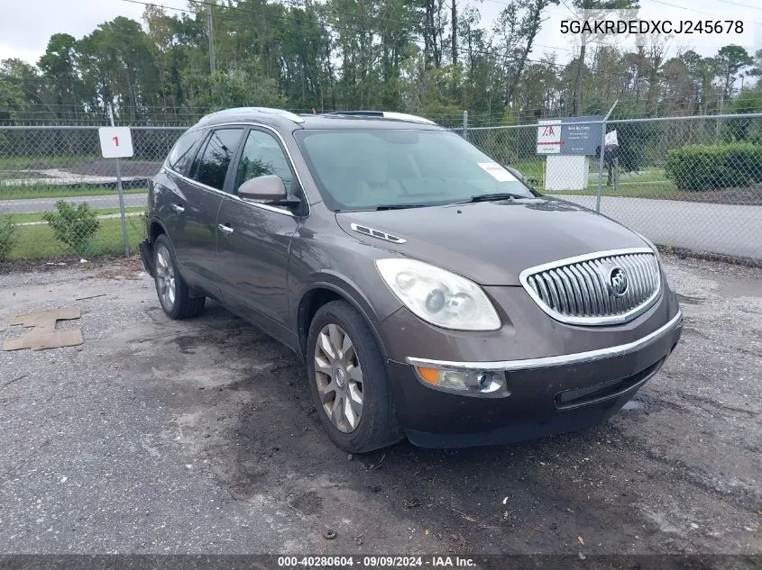 5GAKRDEDXCJ245678 2012 Buick Enclave