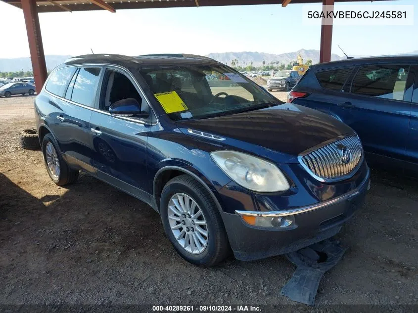 5GAKVBED6CJ245581 2012 Buick Enclave