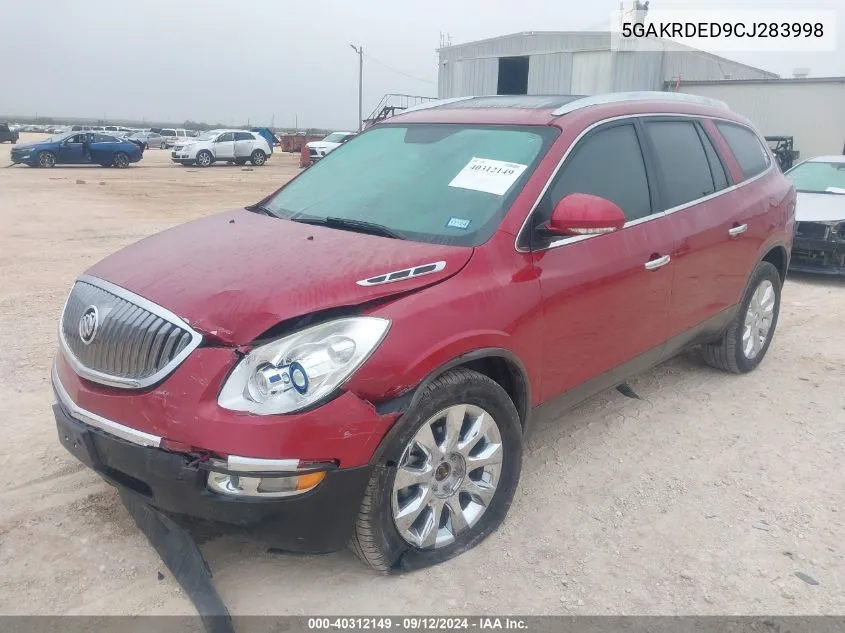 5GAKRDED9CJ283998 2012 Buick Enclave Premium