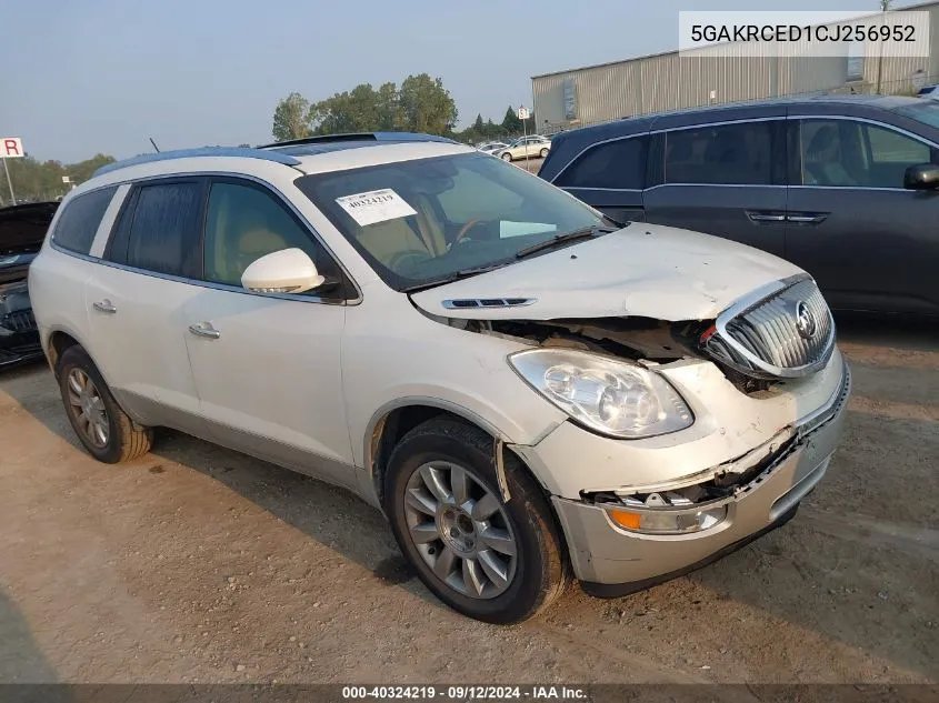 2012 Buick Enclave VIN: 5GAKRCED1CJ256952 Lot: 40324219