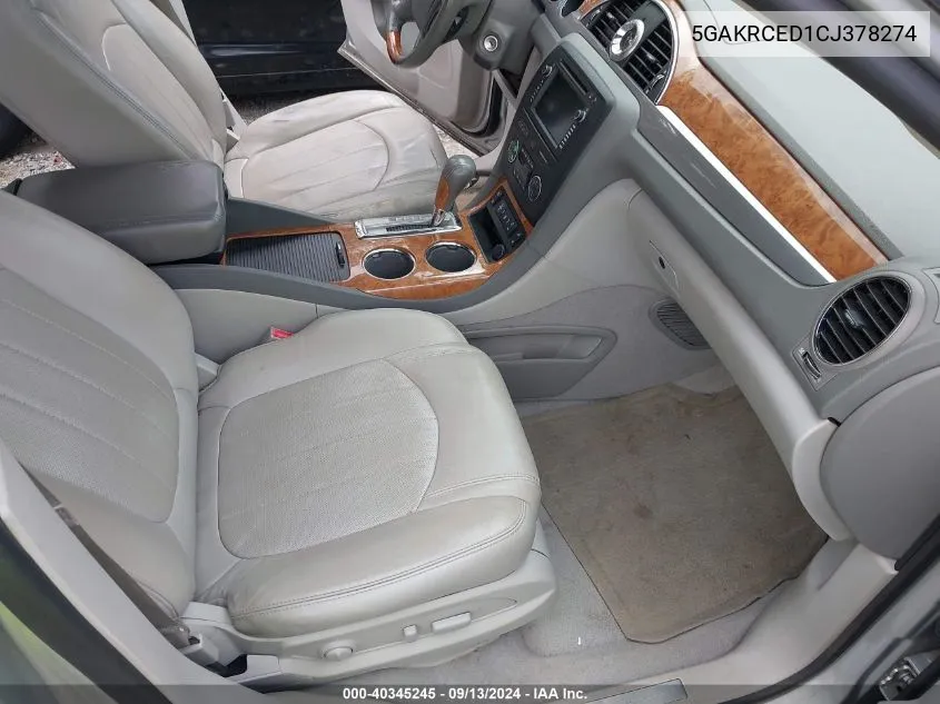 5GAKRCED1CJ378274 2012 Buick Enclave Leather