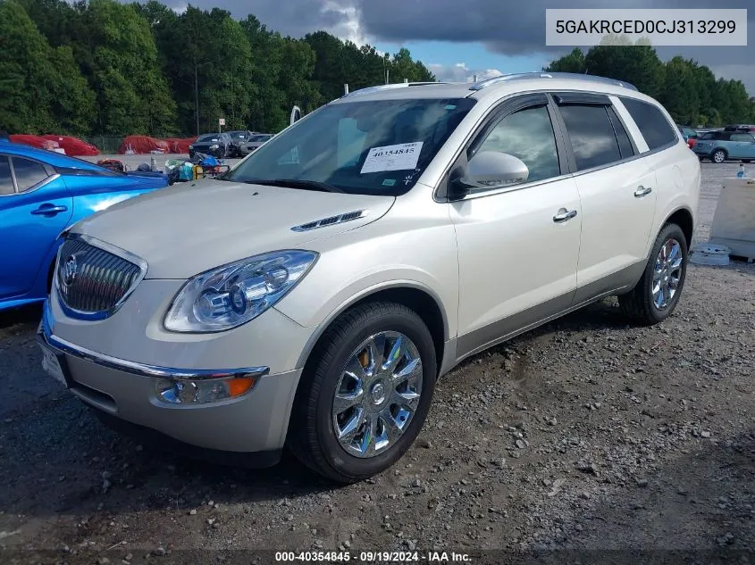 2012 Buick Enclave Leather VIN: 5GAKRCED0CJ313299 Lot: 40354845