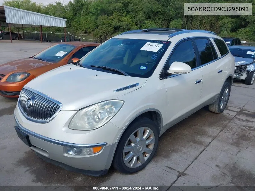 2012 Buick Enclave Leather VIN: 5GAKRCED9CJ295093 Lot: 40407411