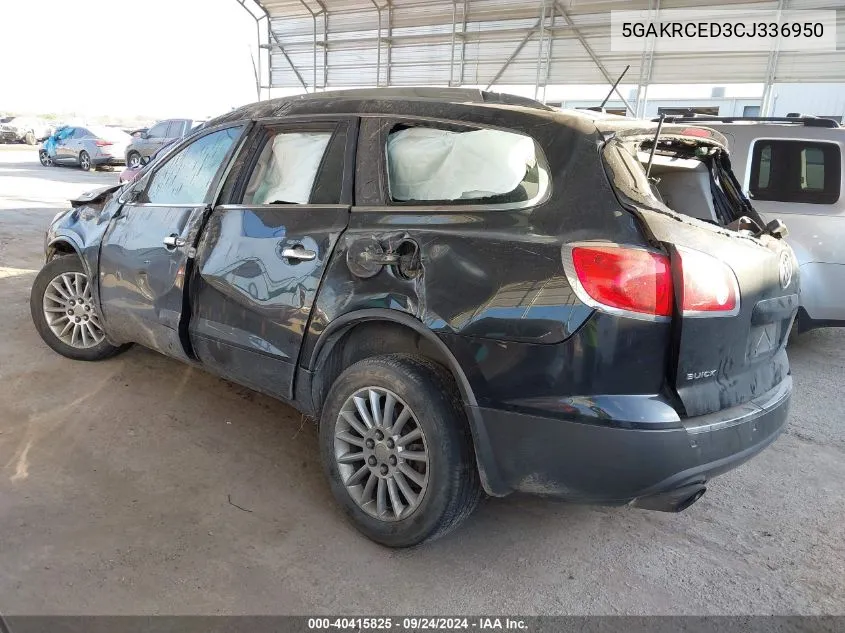 5GAKRCED3CJ336950 2012 Buick Enclave