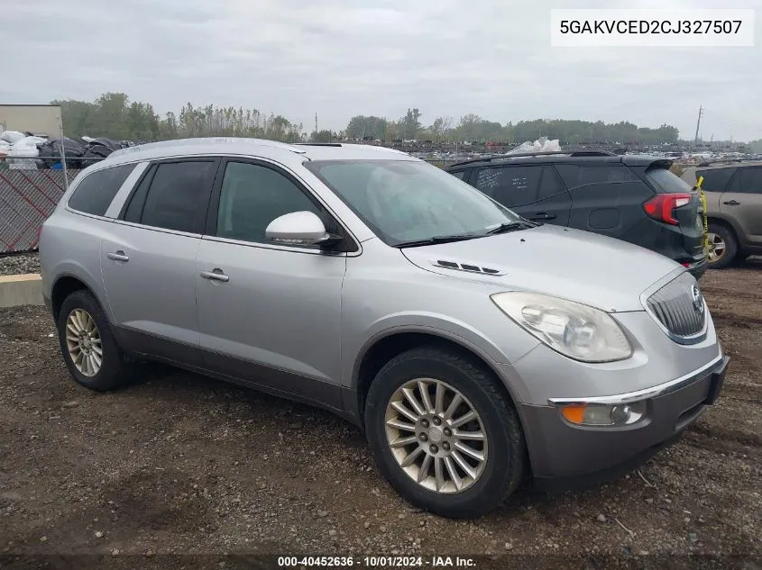 2012 Buick Enclave Leather VIN: 5GAKVCED2CJ327507 Lot: 40452636