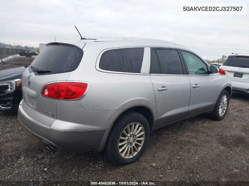 2012 Buick Enclave Leather VIN: 5GAKVCED2CJ327507 Lot: 40452636