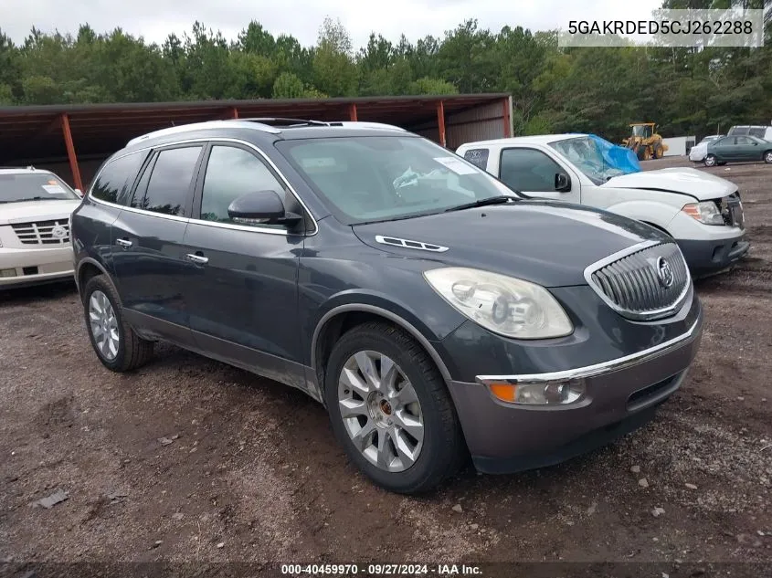 2012 Buick Enclave Premium VIN: 5GAKRDED5CJ262288 Lot: 40459970