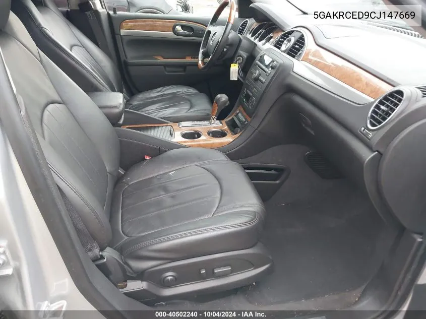 5GAKRCED9CJ147669 2012 Buick Enclave Leather