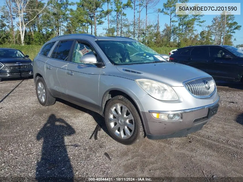 2012 Buick Enclave Premium VIN: 5GAKRDED7CJ201590 Lot: 40544431