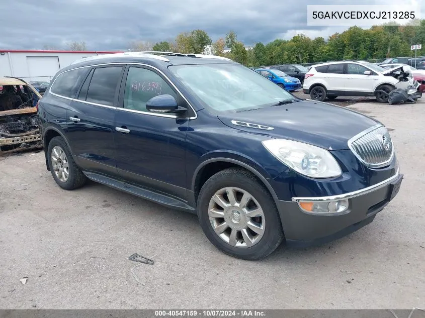 2012 Buick Enclave Leather VIN: 5GAKVCEDXCJ213285 Lot: 40547159