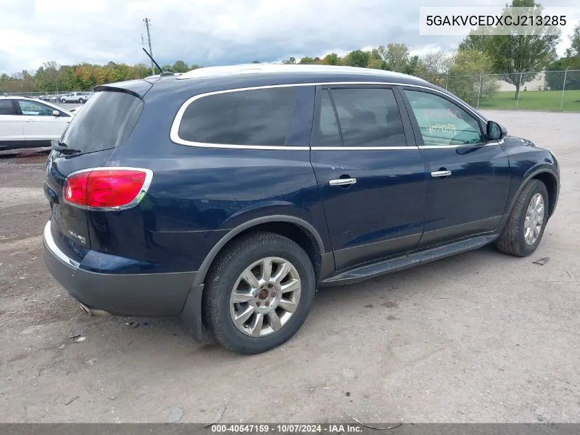 2012 Buick Enclave Leather VIN: 5GAKVCEDXCJ213285 Lot: 40547159