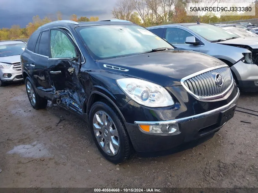 2012 Buick Enclave Premium VIN: 5GAKRDED9CJ333380 Lot: 40584668