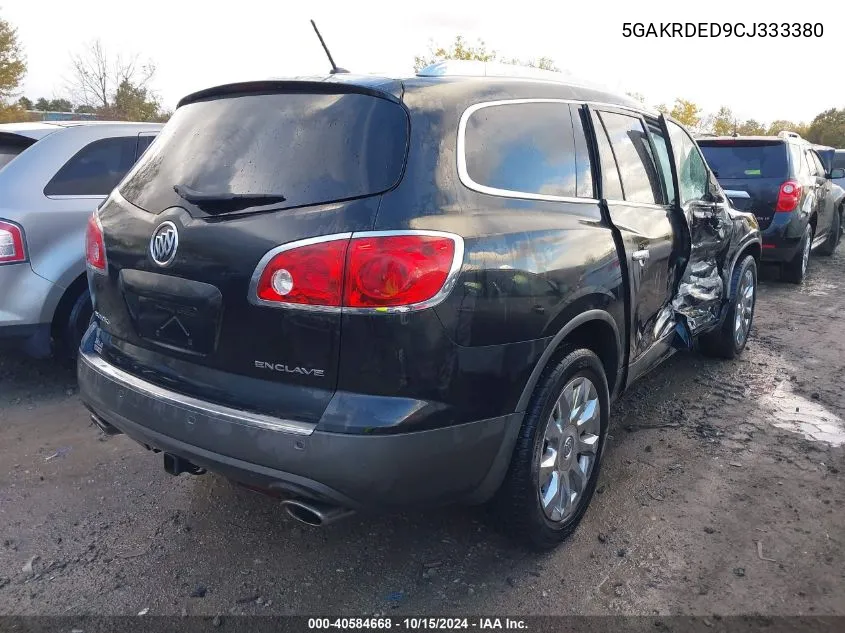 2012 Buick Enclave Premium VIN: 5GAKRDED9CJ333380 Lot: 40584668