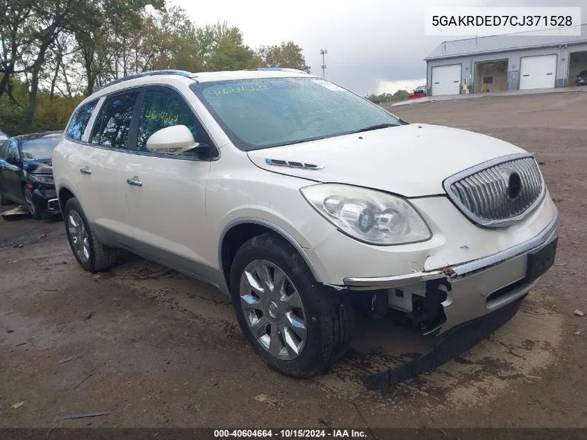 2012 Buick Enclave Premium VIN: 5GAKRDED7CJ371528 Lot: 40604664