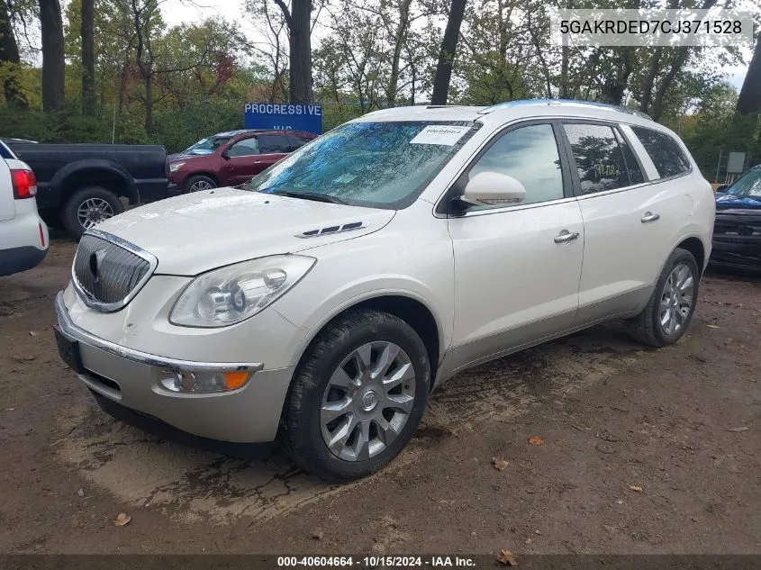 2012 Buick Enclave Premium VIN: 5GAKRDED7CJ371528 Lot: 40604664