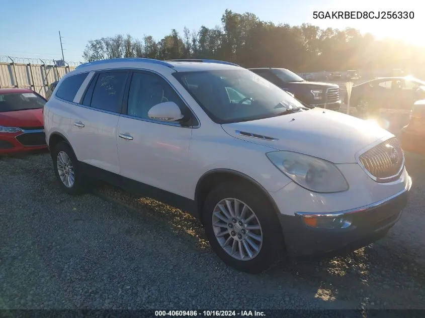 2012 Buick Enclave Convenience VIN: 5GAKRBED8CJ256330 Lot: 40609486