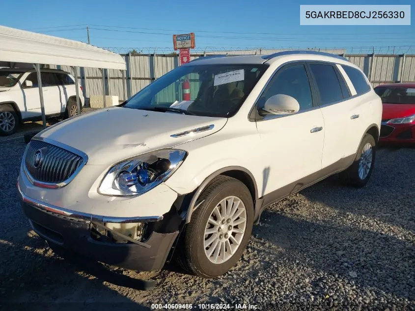 2012 Buick Enclave Convenience VIN: 5GAKRBED8CJ256330 Lot: 40609486